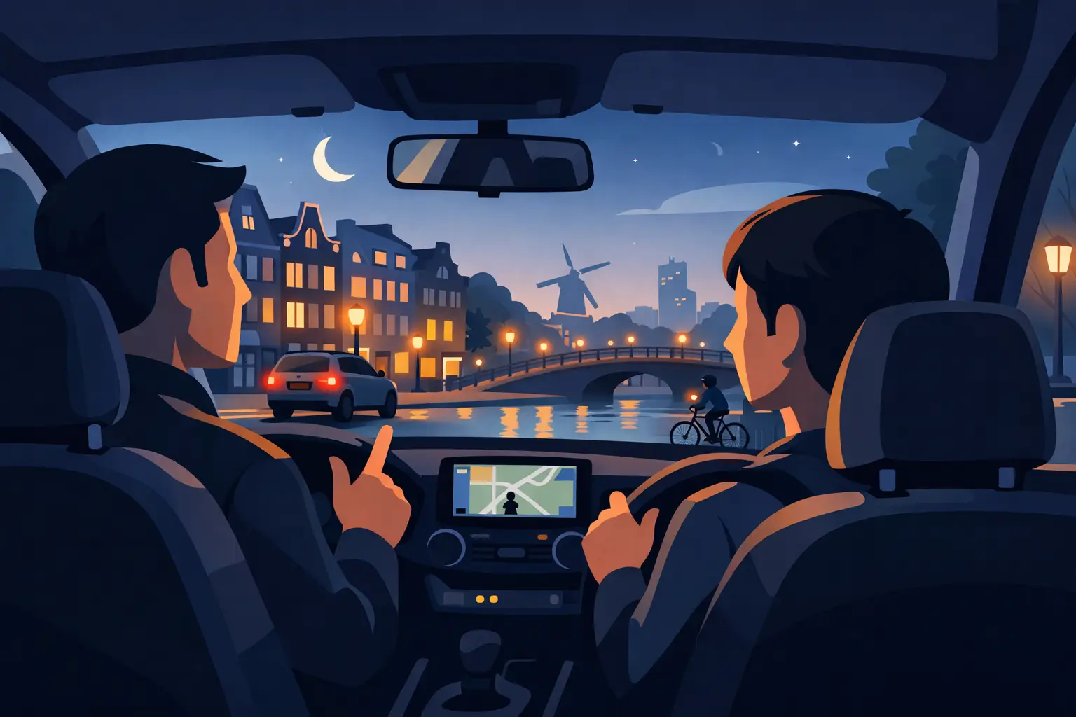 Rijlessen in de avond Amsterdam: slim geregeld