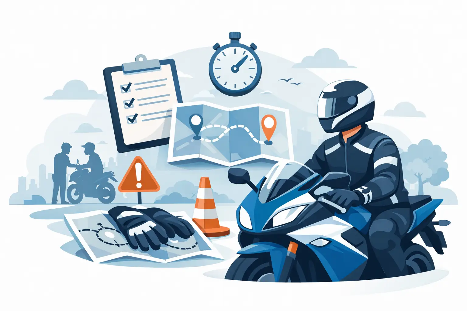 10 motorexamen voorbereiding tips