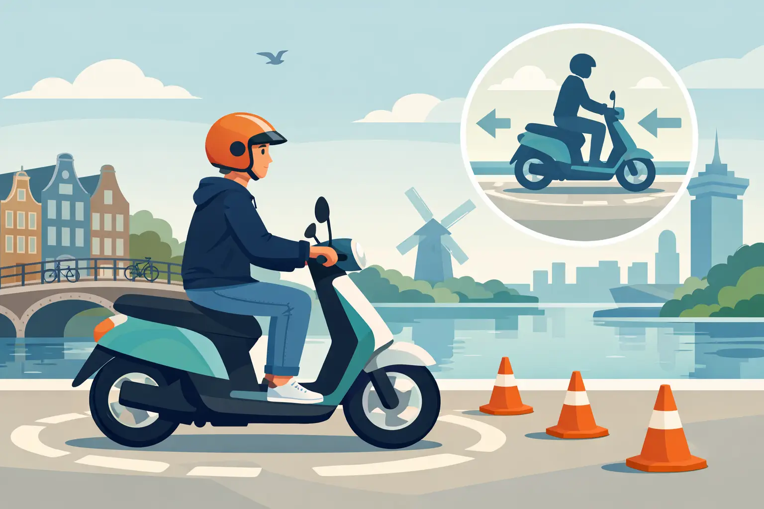 Bromfiets rijbewijs halen Amsterdam: zo pak je het aan