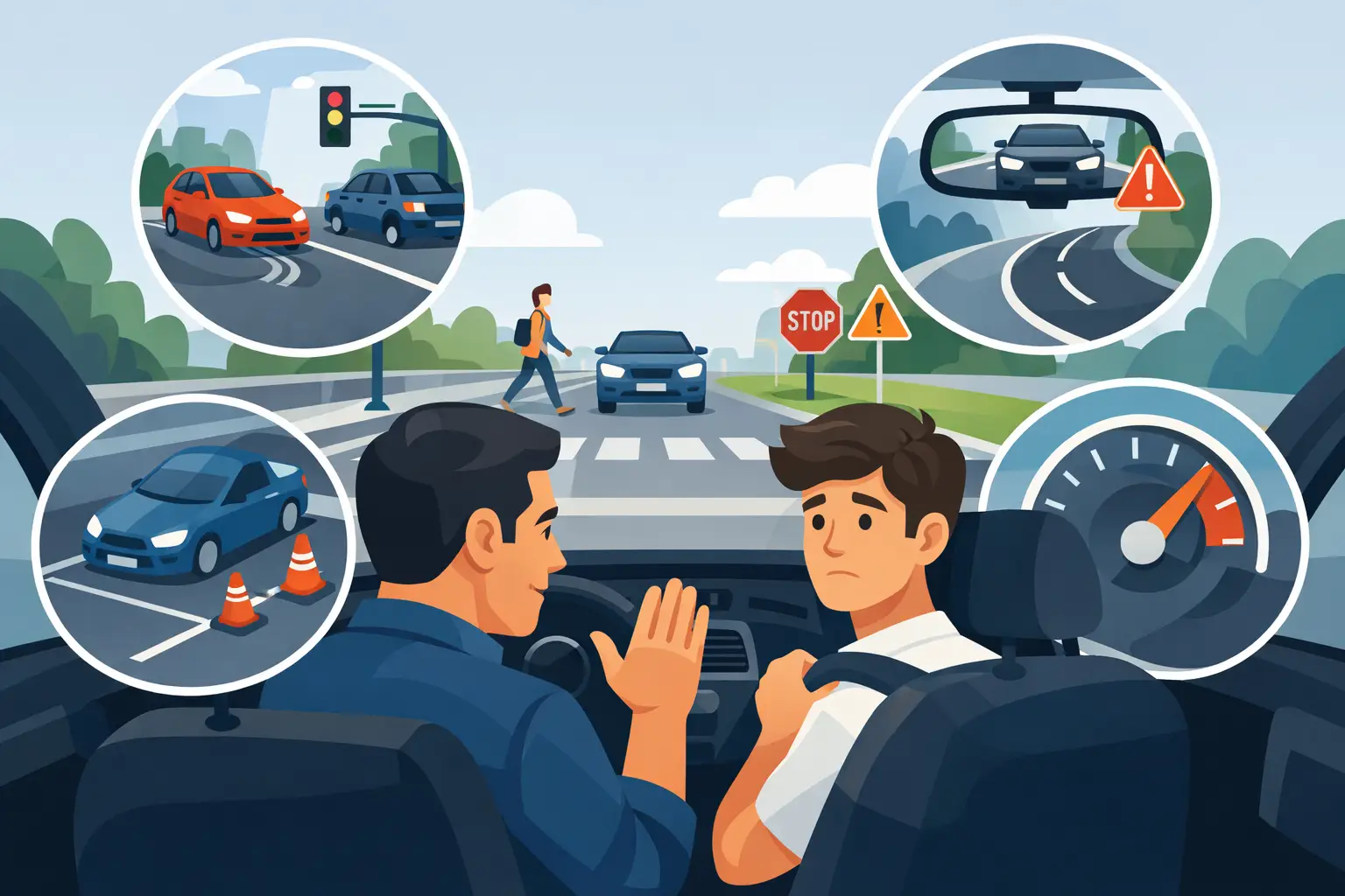10 veelgemaakte fouten tijdens rijles