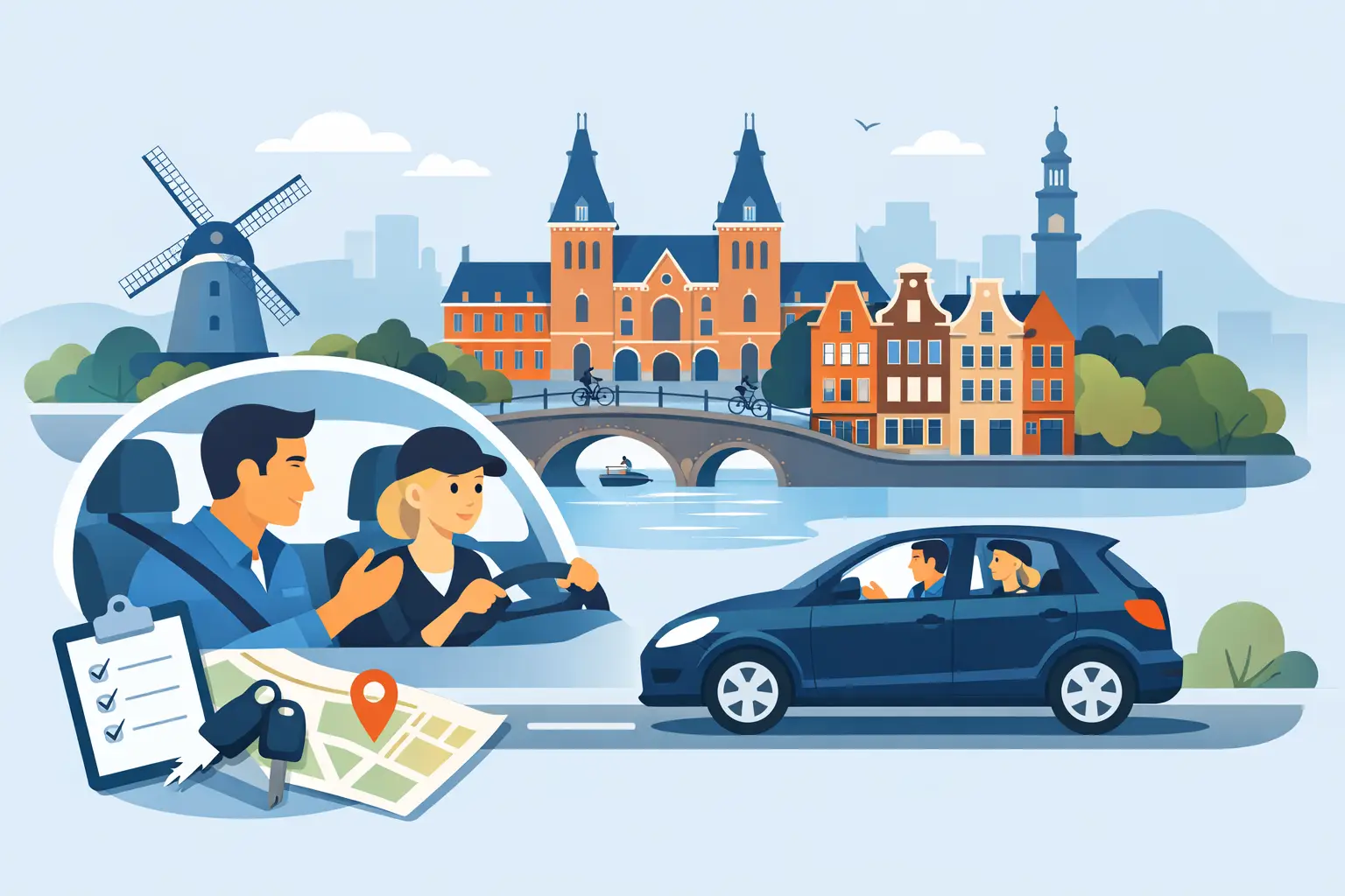 Autorijles voor complete beginners in Amsterdam